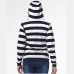 2019 Autumn Women Striped Hoodies Sweatshirt Long Sleeve Hooded Zipper Pockets Jackets Casual Plus Size Tracksuit Womens Clothes