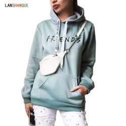 2019 New Friends Printing Hoodies Sweatshirts Harajuku Crew Neck Sweats Women Clothing Feminina Loose Women's Outwear Fall