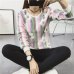 2019 New Women's Cute Print Hoodie Winter Long Sleeve Casual Sweatshirt Moleton Women's Oversized Clothing