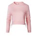 2019 Spring Autumn Women Sexy Slit Lacing Pullover Jumper Hoody Solid Long Sleeve Crop Top Blouse Sweatshirt Ropa Mujer