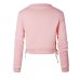 2019 Spring Autumn Women Sexy Slit Lacing Pullover Jumper Hoody Solid Long Sleeve Crop Top Blouse Sweatshirt Ropa Mujer