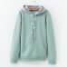 2019 Women's Winter New Solid Color Casual Top Hoodies Sweatshirts Sleeve Long Sleeve Sweatshirt Sportswear