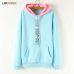 2019 Women's Winter New Solid Color Casual Top Hoodies Sweatshirts Sleeve Long Sleeve Sweatshirt Sportswear