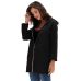 5XL Casual Soft Spring Autumn brushed hoodie for girls Solid Long Sleeve Zipper Pullover Coat Plus Size Sweatshirt homme M30113