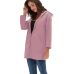 5XL Casual Soft Spring Autumn brushed hoodie for girls Solid Long Sleeve Zipper Pullover Coat Plus Size Sweatshirt homme M30113