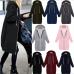 5XL Plus size hoodie 2018 New Autumn Winte Women Casual Long Zipper Hooded Jacket Hoodies Sweatshirt 8 colors hoodies