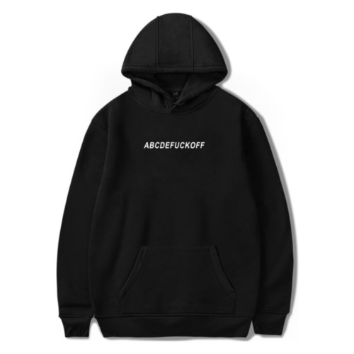 ABCDEFUCKOFF Hoodie Sweatshirts Women Hoody Tumblr Funny Letter Print Hoodies Jumper Graphic Sweats Fashion Streetwear Outfit