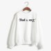 Ariana Grande Sweatshirt WomenThank U Next God Is A Woman Crewneck Sweatshirts Hoodie Womens Clothing  Harajuku