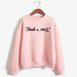 Ariana Grande Sweatshirt WomenThank U Next God Is A Woman Crewneck Sweatshirts Hoodie Womens Clothing  Harajuku