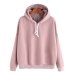 Autumn Sweatshirts Of Women Pink Long Sleeve Hoodie Pullovers Basic Hoodies Burgundy Plain Tops Moletom Feminino Sweatshirt 2019