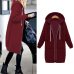 Autumn Winter Casual bts Hoodie Zipper Long Coat Sweatshirt Women Plus Size 5XL Casual Loose Oversized Jacket Coat Women Hoodies