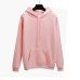 Autumn Winter Fashion Solid color Harajuku Lotus root pink Pullover Thick Loose Women Hoodies Sweatshirts Female Casual