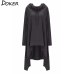 Autumn Winter Long Hoodies Sweatshirts Women Plus Size Loose Long Sleeve Hooded Sweatshirt Female Casual Pullover Hoodie