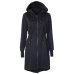 Autumn Winter Long Sweatshirt Coat Women Fashion Casual Long Zipper Hooded Jacket Hoodie Vintage Casaco Outerwear Plus Size 5X