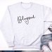 Blessed Women Sweatshirts Pink Tops Fall Clothing Christian Graphic Pullover Hoodie Long Sleeve Lady Streetwear Drop Shipping