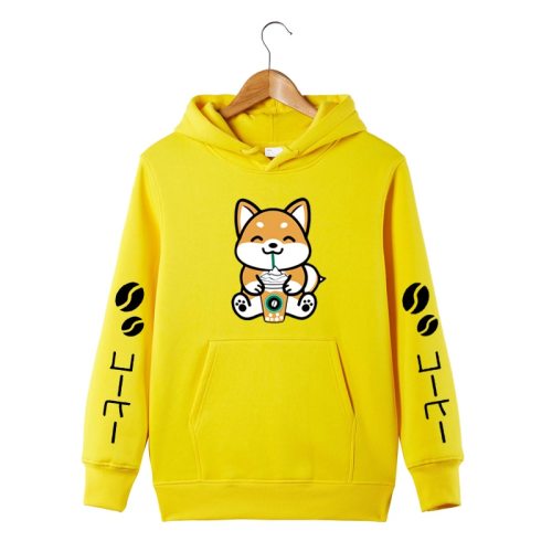 Coffee Frappe Shiba Inu Hoodie Sweatershirt Harajuku Kawaii Hoodie Sweatershirt