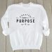 Created with A Purpose Graphic Sweatshirt Christian Religion Aesthetic Hoodie Women Pullovers Top Jesus Clothes Drop Shipping