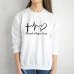 Faith Hope Love Print Sweatshirt Women Heartbeat Paw Kawaii Hoodie Christian Religion Woman Clothes Korean Streetwear Drop Ship