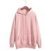 Fleece Sweatshirts Women Pink Women's Gown With A Hood Hoodies Ladies Long Sleeve Casual Hooded Pullover Clothes Sweatshirt