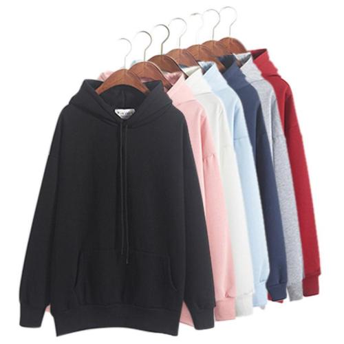 Fleece Sweatshirts Women Pink Women's Gown With A Hood Hoodies Ladies Long Sleeve Casual Hooded Pullover Clothes Sweatshirt