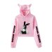 Frdun Tommy 2018 NEW Ariana Grande hot fashion so trend sala Cat Crop Top Women Hoodies Sweatshirts Sexy Kpop Harajuku Plus Size