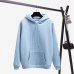 HEE GRAND 2019 Spring New Long Sleeves Flocking Hoodies Solid Girls' Pink Pullovers Hooded Tops Women Hooded Sweatshirts WWW1008