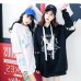 Harajuku Lolita Style Women Sweatshirt Rabbit Pentacle Print Lace Up Hoodies Casual Loose Long Sleeve Tracksuit hoodies women