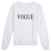 Hoodies  Women 2019 Autumn VOGUE Printing solid color Sweatshirt O Neck Pullover Winter Female Tracksuit Plus Size Clothing