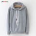 Hoodies Women 2019 Brand Female Long Sleeve Solid Color Hooded Sweatshirt Hoodie Tracksuit Sweat Coat Casual Sportswear S-3XL