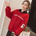 Hoodies Women 2019 Women Fashion Sweatshirts Long Sleeve Hoodies Print Letter Female Tracksuits Sportswear Moletom Feminino 2XL