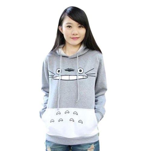 Hot Sale Autumn Fashion Men Women Cartoon Totoro Hoodie Sweatshirt Unisex Pullover Sweatshirt Spring Casual Coat Hoodies Hooded