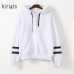 Hot Sell Stylish 2019 Womens Long Sleeve Hoodie Women Sweatshirt Jumper Hooded Pullovers Casual Loose Leisure Tops Pullover