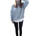 LASPERAL Winter Loose Fleece Thick Knit Sweatshirt Female Hooded Pullover Tops Women Hoodies Casual Female Clothes