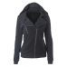 LITTHING Spring Zipper Warm Fashion Hoodies Women Long Sleeve Hoodies Jackets Hoody Jumper Overcoat Outwear Female Sweatshirts