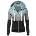 Laamei Spring Hoodie Hoody Zipper Pocket Hooded Sweatshirt Woman Warm Hoodies Long Sleeves Drawstring Sweatshirt Outwear Top Z25