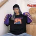 Lychee Vintage Fake 2 Pieces Character Letter Women Sweatshirt Hit Color O-Neck Long Sleeve Autumn Casual Loose Female Pullovers