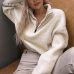 Nadafair Long Sleeve White Cropped Hoodie Women Autumn Winter Pullover Short Sweatshirt Plush Zipper Faux Fur Fluffly Sweatshirt