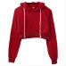 New Women Plain Hoodies Crop Top Solid Color Long Sleeve Ladies Hooded Pullover Summer Autumn Fashion Girl Sweatshirts Clothing