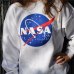 New graphic LOGO space galaxy starry space round neck long-sleeved sweatshirts