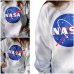 New graphic LOGO space galaxy starry space round neck long-sleeved sweatshirts