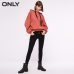 ONLY Women's autumn new letter embroidery  velvet Hoodie | 11839S511