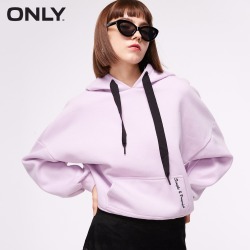 ONLY Women's autumn new letter embroidery  velvet Hoodie | 11839S511