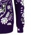 Oversized Hoodies Sweatshirt Women Streetwear Skull Floral Print Hoodie Women Fashion Clothes Kawaii Clothing