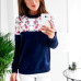 Rogi Floral Print Hoodies Women Pullovers 2019 Spring Harajuku Jumper Thin Sweatshirt Tops Casual O-Neck Tracksuit Plus Size Top