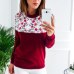 Rogi Floral Print Hoodies Women Pullovers 2019 Spring Harajuku Jumper Thin Sweatshirt Tops Casual O-Neck Tracksuit Plus Size Top