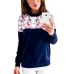 Rogi Floral Print Hoodies Women Pullovers 2019 Spring Harajuku Jumper Thin Sweatshirt Tops Casual O-Neck Tracksuit Plus Size Top