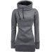 Sisjuly women hoodie sweatshirt solid hooded long sleeve pullover hoodies drawstring plus size 4XL fashion female spring hoodie