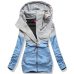 Surmiitro Spring Women Jacket 2019 Autumn Winter Oversized Hooded Sweatshirt Zipper Hoodies Plus Size Coat Female Sweat Femme