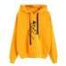 Sweatshirts 2019 Print Womens Long Sleeve Hoody  Jumper Pullover Top Blouse Women's Sweatshirt Poleron Sudadera Con Capucha L711