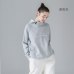 Toyouth Autumn Women Panda Fleece Hoodies Sweatshirts Casual Long Sleeve Tracksuits Female Letter Printed Pullover Moletom